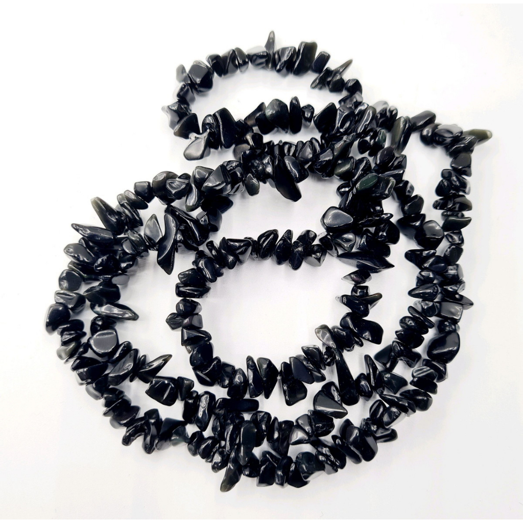 Fio de Cascalho de Pedra Natural Onix em Oferta na Shopee