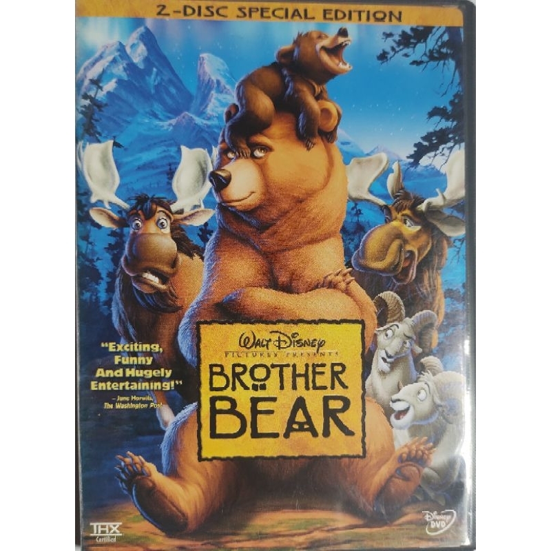 Dvd Irmão Urso Walt Disney Duplo Importado Duplo