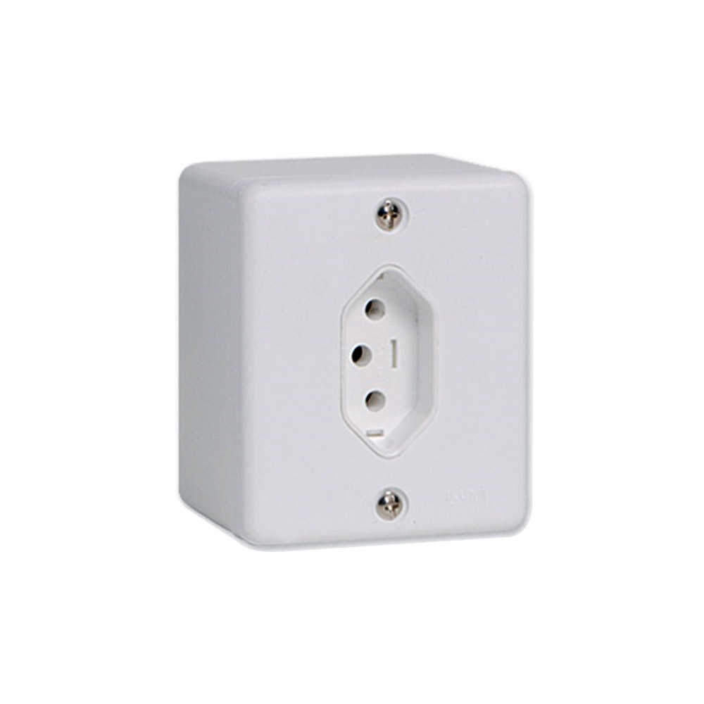 Tomada de Sobrepor Bipolar 2P+T 20a 250v 63141 em Oferta na Shopee