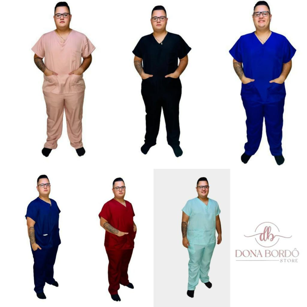 PIJAMA CIRÚRGICO HOSPITALAR SCRUB UNISSEX 10