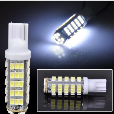 02 Unidade Lâmpada Led Pingo T10 68 Leds Lanterna