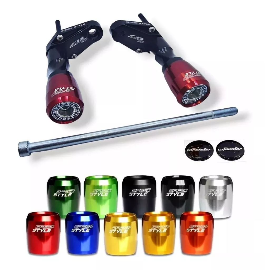 Slider Dianteiro Protetor Motor Speed Style Honda CB 300F Twister 2023