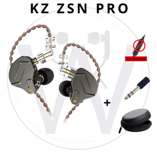 Fone de retorno KZ ZSN PRO (In ear) Sem microfone + adaptador + bag