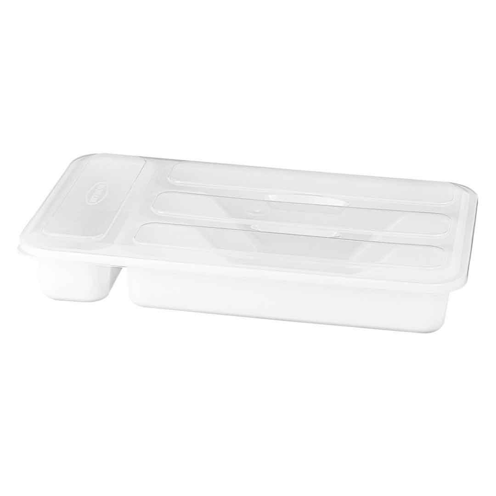 Porta Talher Gaveta Paris Com Tampa Nitron em Oferta na Shopee