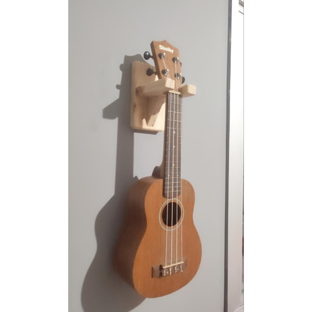 Suporte de parede para Violão em madeira pinos alta qualidade
