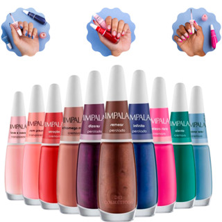 Kit Esmalte Impala Coleção A Cor Da Sua Moda 4 C/10 Esmaltes