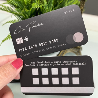 30 un Cartão Fidelidade Black| Obrigada pela compra | Frente e verso | Cartão agradecimento | Cartão cliente | Papelaria em Oferta na Shopee
