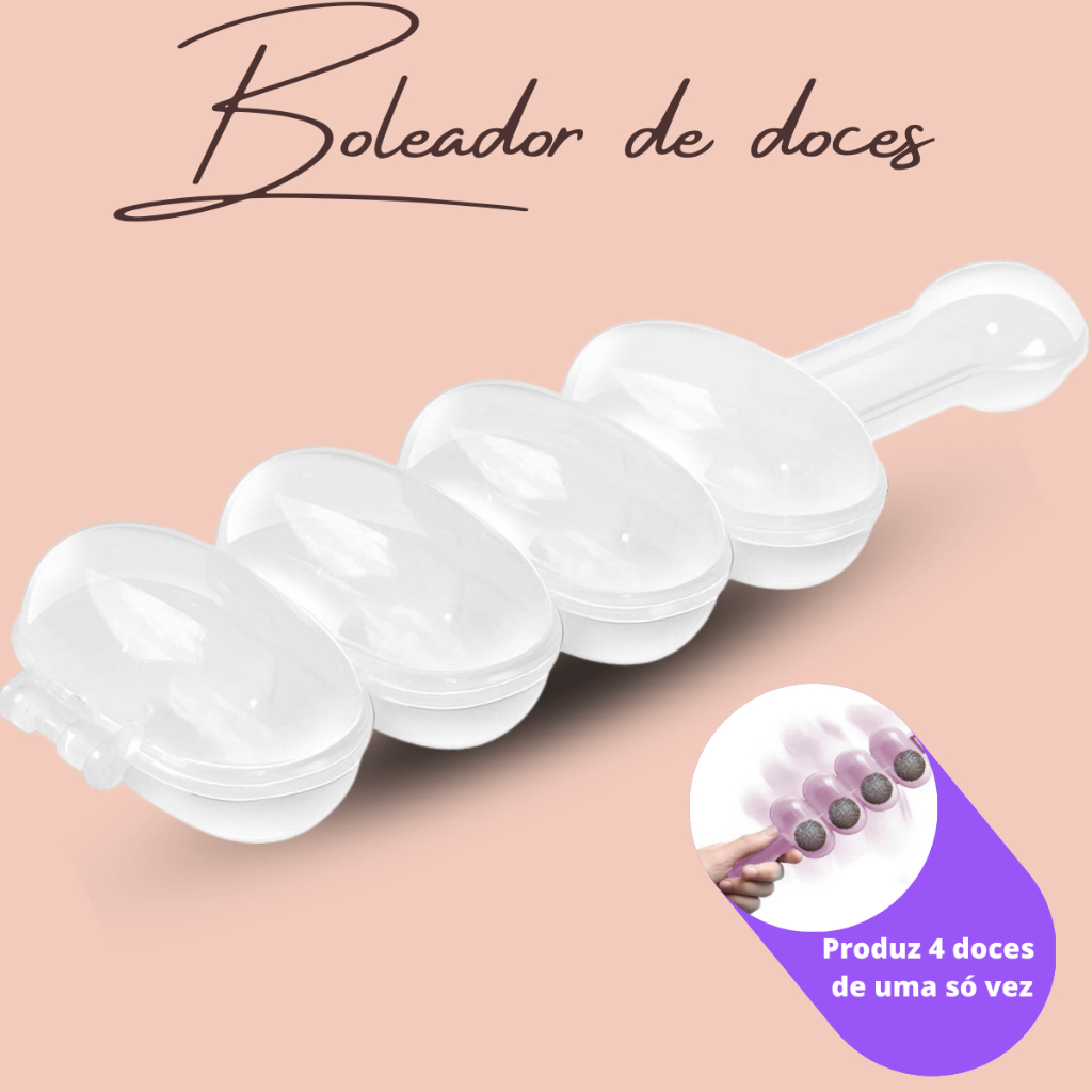 Boleador Maquina Manual de enrolar doces Brigadeiro beijinho e fazer sushi e oniguiri bolinho de arroz japones