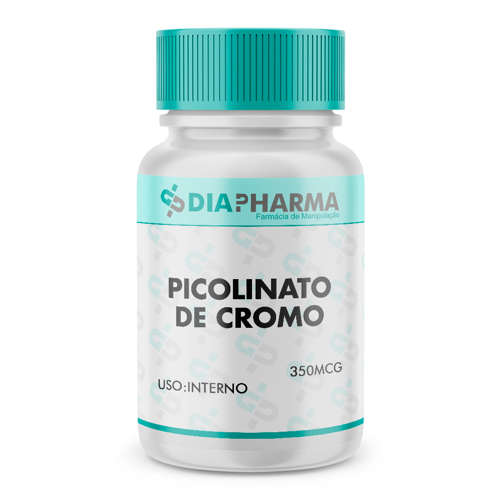 Picolinato De Cromo 350mcg - 60 Capsulas em Oferta na Shopee