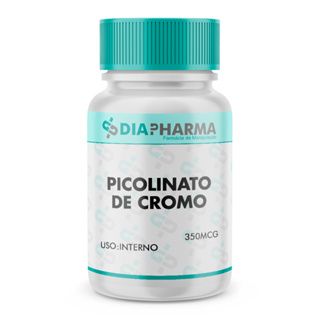 Picolinato De Cromo 350mcg - 60 Capsulas em Oferta na Shopee