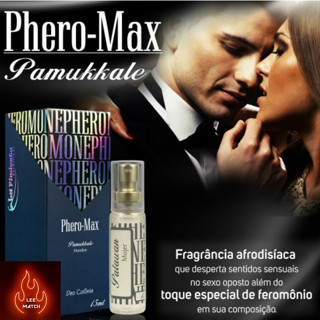 Perfume Masculino Afrodisíaco com Feromônio Phero-Max Pamukkale 15ml La Pimienta