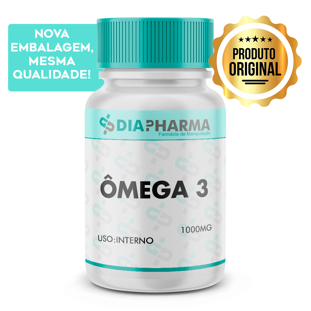Ômega 3 1000mg (Óleo De Peixe) - 120 Capsulas