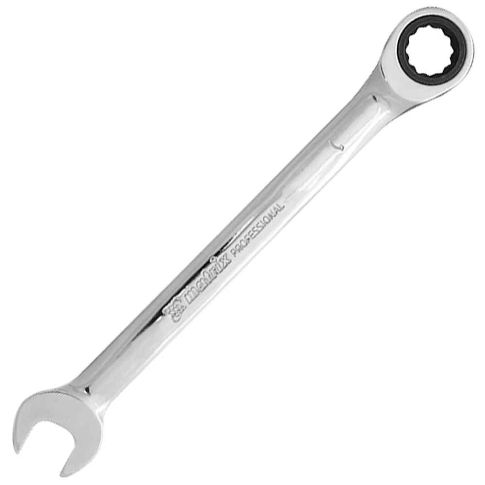 Chave Combinada Com Catraca Crv 17mm Aço Cr-V Cromo Vanádio Profissional - Home & Living