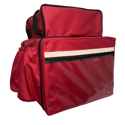 Capa Bolsa para Entrega Mochila Térmica Sem Isopor Bag Nylon Delivery Entregador Restaurante Alça Reforçada