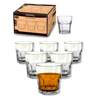 Jogo Kit 6 Copos Vidro Grosso Suco Água Drink Cerveja 310ml premium