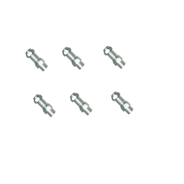 Bico Injetor 0,60mm Com Porca Para Fogão Industrial Glp - Kit 6 Unidades