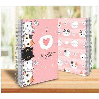 Caderno Pet Cat A5 - 100 Folhas 15x21 (Tamanho Pequeno)