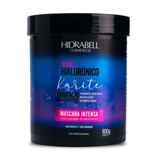 Máscara Ácido Hialurônico com Karité Hidratação Ultra Potente 800g Hidrabell Recupera Cabelos Opaco em Oferta na Shopee
