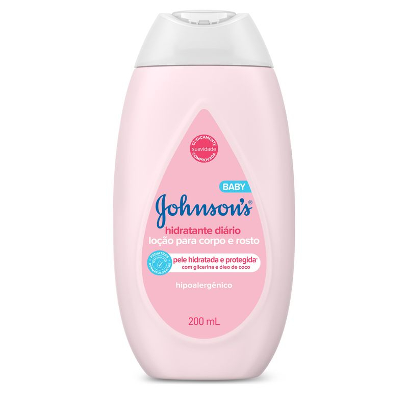 Loção Hidratante Johnson's 200mL - Mom & Baby