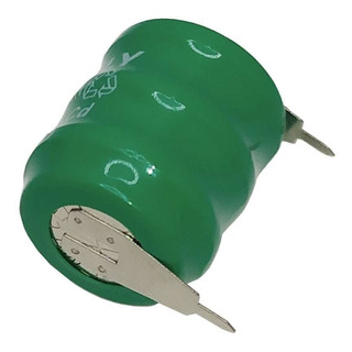 Bateria Recarregável Tambor NIMH 3,6V 80MAH 16X19MM 2 Terminais Rontek Bateria Recarregável Tambor NIMH 3,6V 80MAH 16X19MM 2 Terminais Rontek