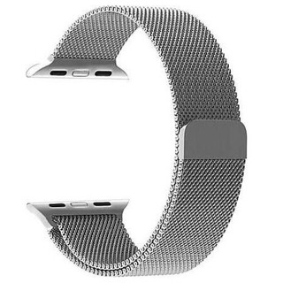 Pulseira Milanese Aço Metal Magnetico para relogio smartwatch compatível 38mm 40mm 41mm 42mm 44mm 45mm Top tamanha mesmo YQZ