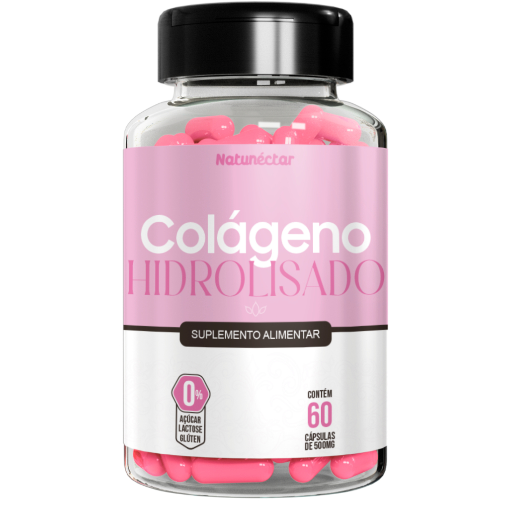 Colágeno Hidrolisado - 60 Cápsulas - Natunéctar em Oferta na Shopee