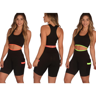 Kit 3 bermuda fitness academia caminhada lazer em Oferta na Shopee