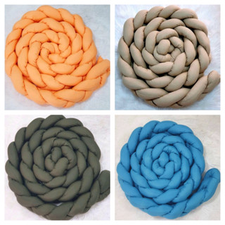 Super Promoção Trança Avulsa 4 Metros/ Berço Americano/Protetor de Berço/ Meninas E Meninos/Cores Lisas