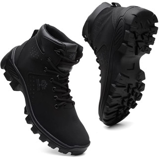 Bota Masculina em Couro Coturno Botinha Adventure Masculino Reforçada Promoção