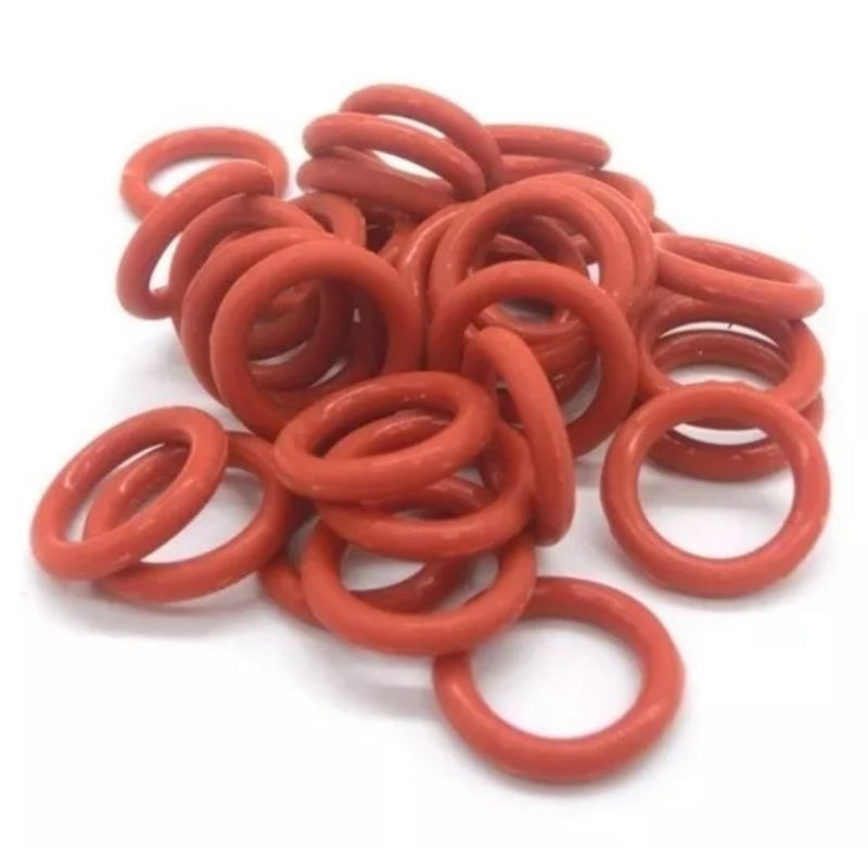 Kit 10und Anel O'ring Silicone para Cervejeira Artesanal 1/2
