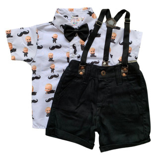 PODEROSO CHEFINHO ESTAMPADO LOIRO conjunto temático infantil para meninos