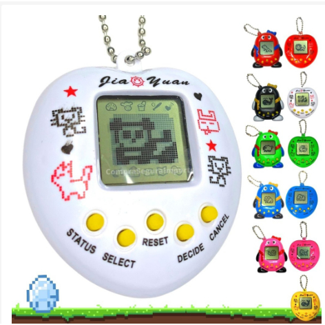 Brinquedo Bichinho Animal Virtual Tamagochi 168 Em 1 Pinguim Coração Casinha, Fanwix