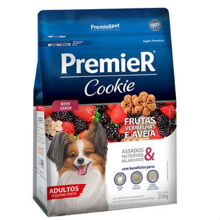 Premier Cookie Cães Adultos Porte Pequeno Frutas Vermelhas e Aveia 250 gr