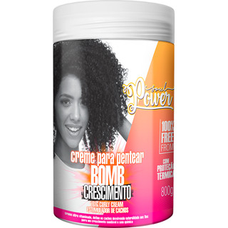 Creme De Pentear Bomb Crescimento Big Curly Cream 800g - Soul Power