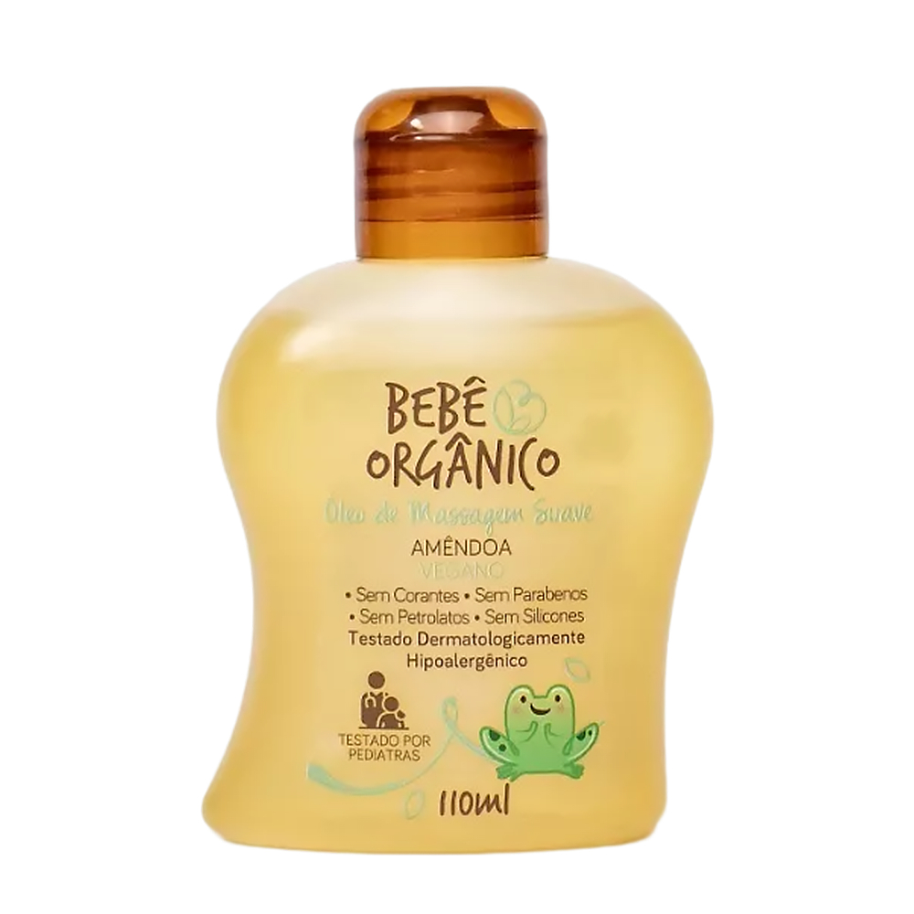 Óleo de Massagem Amêndoa Suave Bebê Orgânico - 110 ml