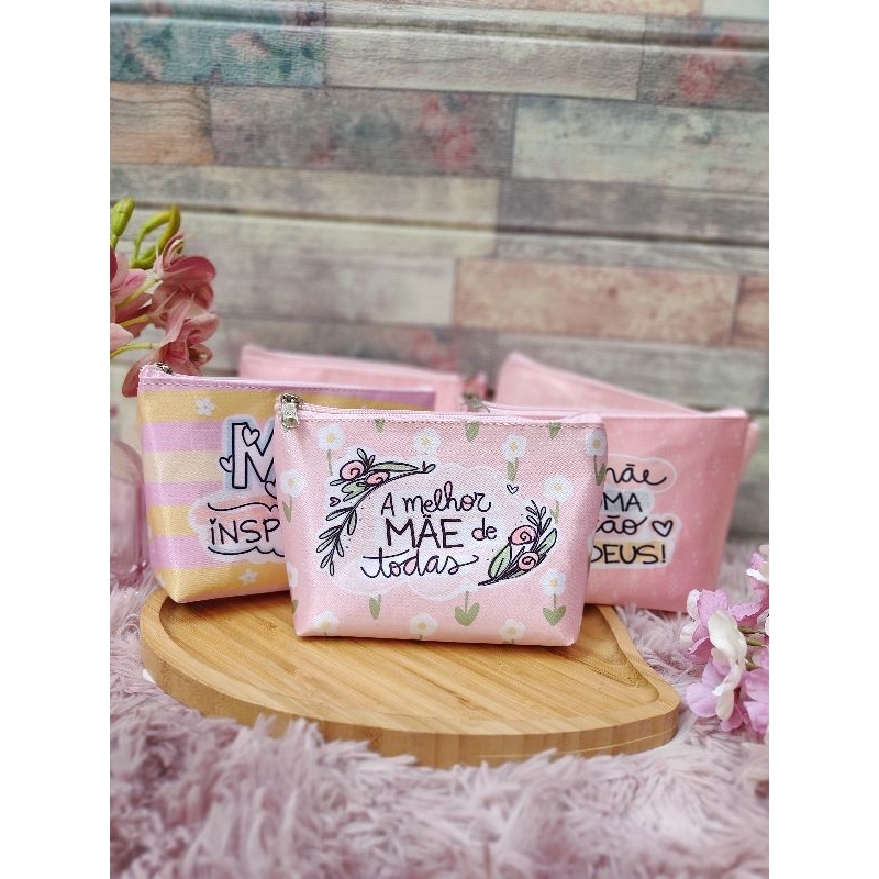 Kit de Necessaire dia das mães, bolsa brinde dia das mães, presente