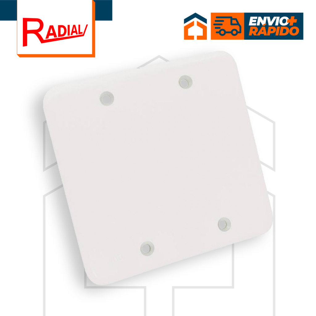 Placa Espelho Tampa 4x4 Cega Modelo Pollar Radial Tomadas e Interruptores