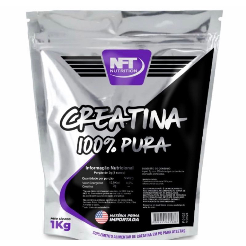 Creatina 100% Pura 1kg monohidratada