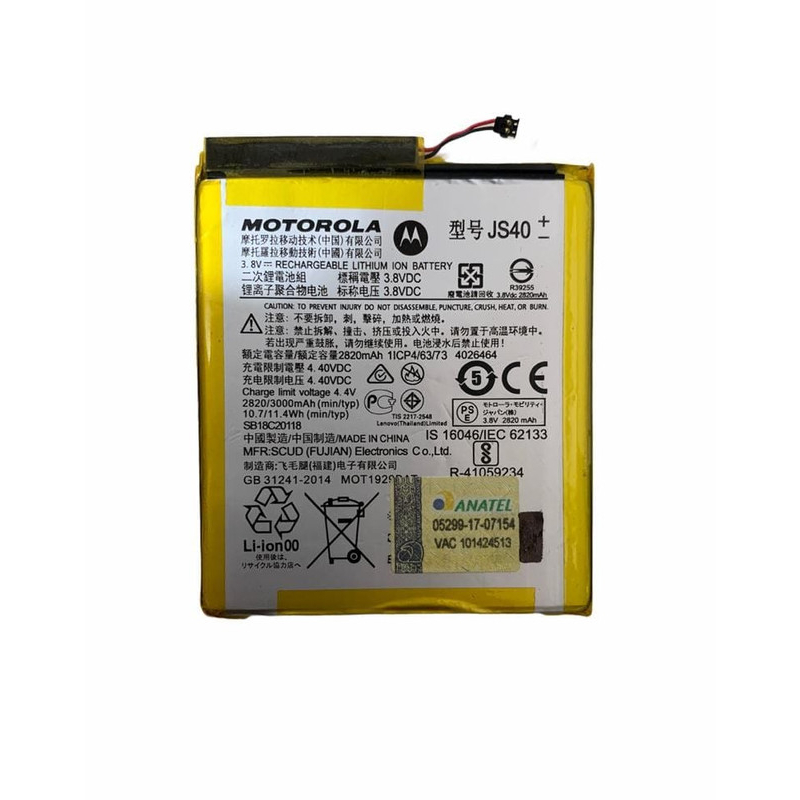 Bateria Envio Hoje Motorola Js40 Para Celular Moto Z3 Play XT1929