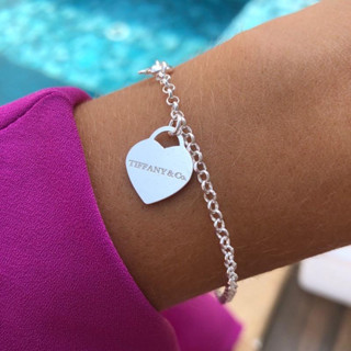 Pulseira Tiffany Prata 925 Legitima