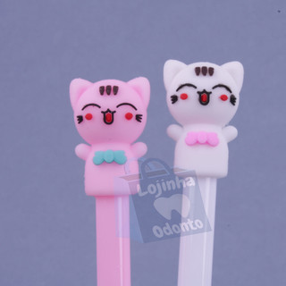 Caneta Gatinho Fofo | Caneta Gatinhos Fofos | Gatinha Fofa | Caneta Gatinhas Fofas | Caneta Gato | Caneta Gata | Estudante | Caneta Divertida | Caneta Pet | Caneta Animal | Caneta De Gel De Silicone Com Desenho | Artigos De Papelaria | Papelaria Criativa