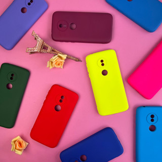 Capinha Para Motorola Moto E5/G6 Play // Capa Case Silicone Aveludada Colorida Forrada (CF26)