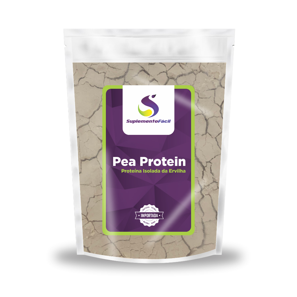 Proteína Isolada da Ervilha - Pea Protein 1kg - Proteína Vegana - Suplemento Fácil