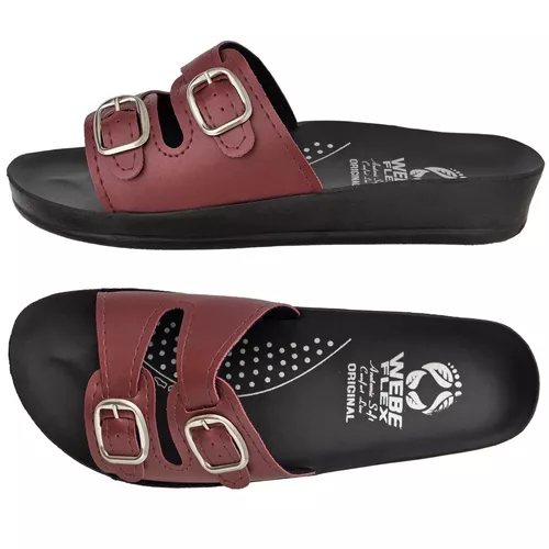 Sandália Feminina Ortopédica Birken Webe Flex Macia Leve Confortável Calçado Feminino Calce Fácil Chinelo Ortopédico Anatômico Para Fascite Plantar Esporão Dores Nos Pés e Coluna Chinelos Mulheres