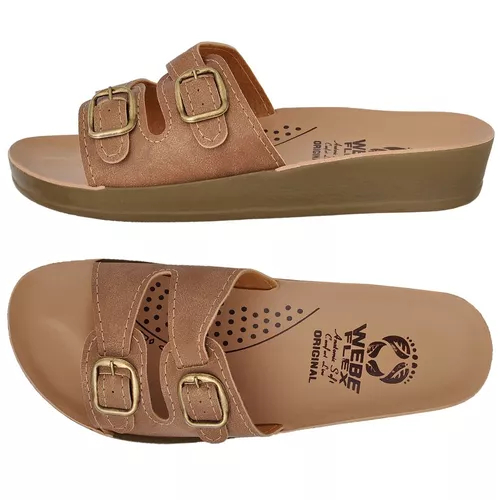 Sandália Feminina Ortopédica Anatômica Webe Flex Areia Macia Leve Confortável Calçado Feminino Calce Fácil Chinelo Ortopédico Birken Para Fascite Plantar Esporão Dores Nos Pés e Coluna Várias Cores Chinelos Mulheres