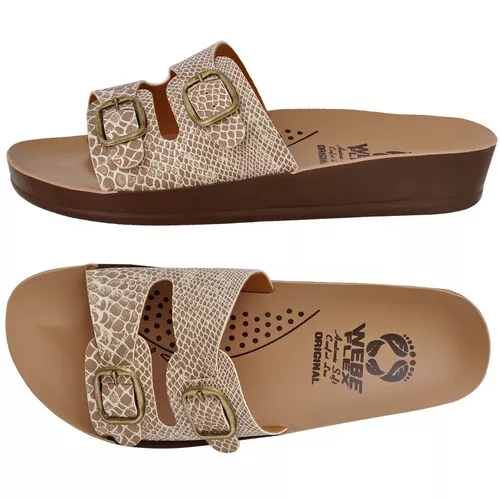 Sandália Feminina Ortopédica Anatômica Webe Flex Cobra Macia Leve Confortável Calçado Feminino Calce Fácil Chinelo Ortopédico Birken Para Fascite Plantar Esporão Dores Nos Pés e Coluna Várias Cores Chinelos Mulheres