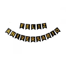1 Faixa Feliz Aniversário Cartonado 4 Cores Festa Decoração F-08 em Oferta na Shopee