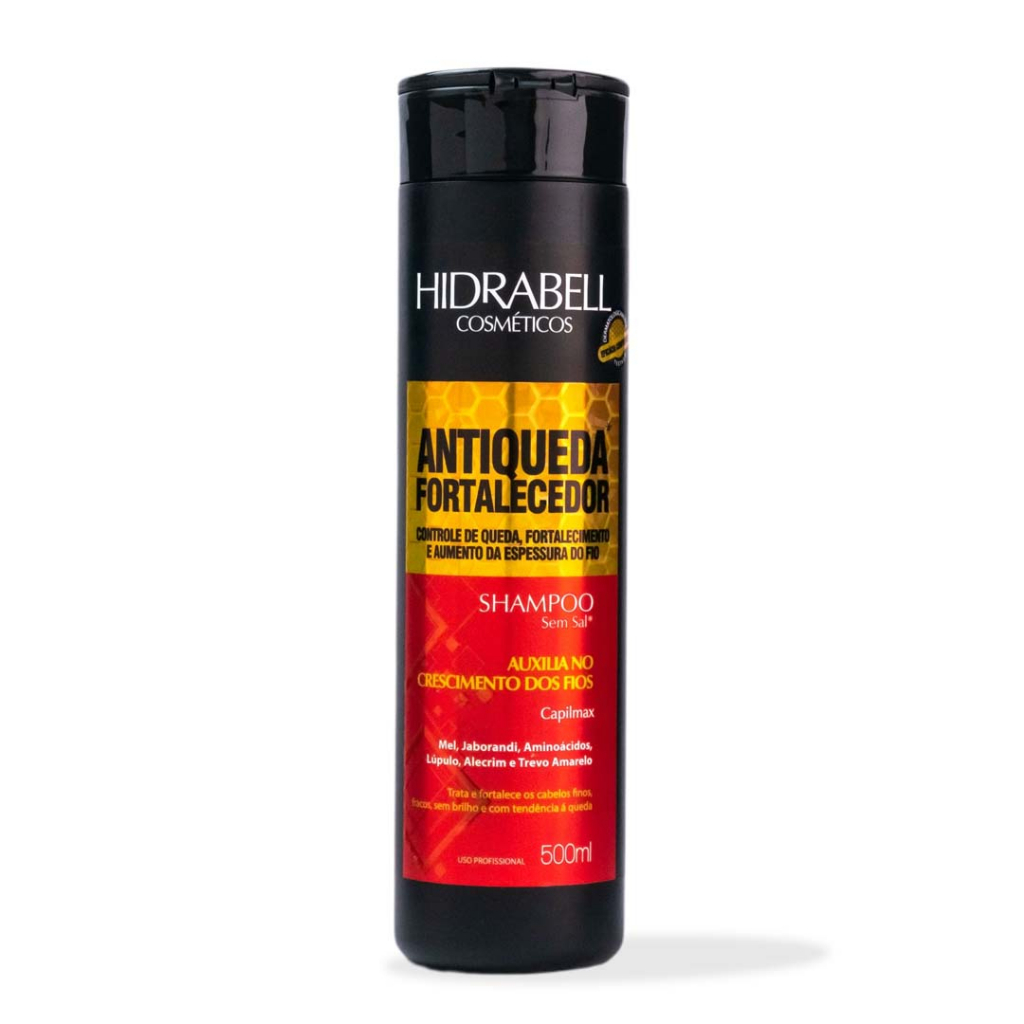 Shampoo Estimulante Tratamento Antiqueda Fortalecedor Para Cabelos Fracos E Quebradiços Com CapilMax Hidrabell 500ml em Oferta na Shopee