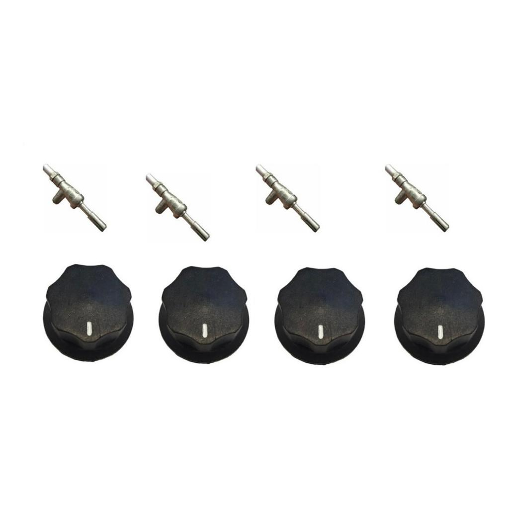 Registro Para Chapa de Lanche Com Injetor e Botão 4 Peças em Oferta na Shopee