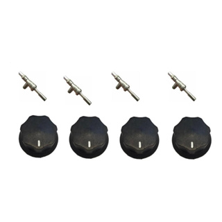 Registro Para Chapa de Lanche Com Injetor e Botão 4 Peças em Oferta na Shopee